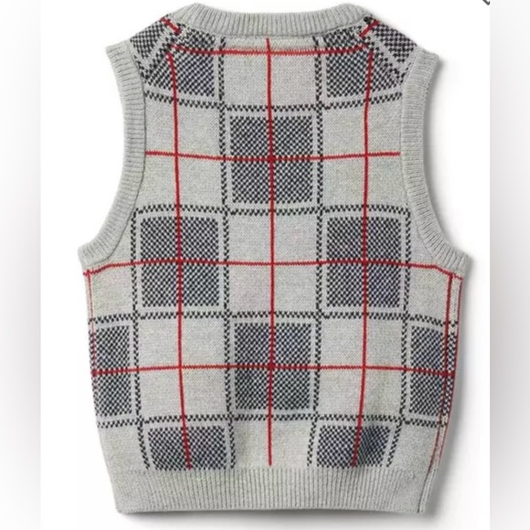 Janie and Jack Plaid Vest size 3 and 7 Matching Vests - Picture 2 of 11